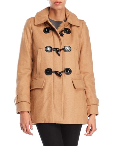 michael kors coat camel|michael kors wool coat.